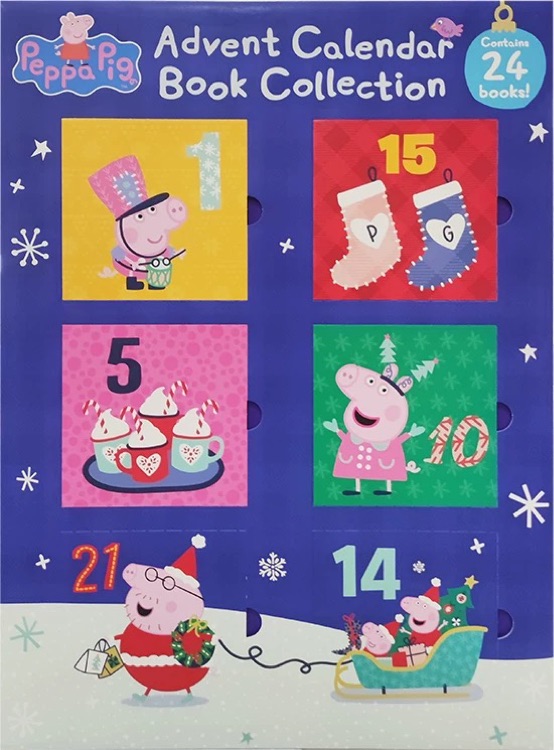 Peppa Pig 2022 Advent Calendar Book Collection 小豬佩奇圣誕倒數(shù)繪本套裝