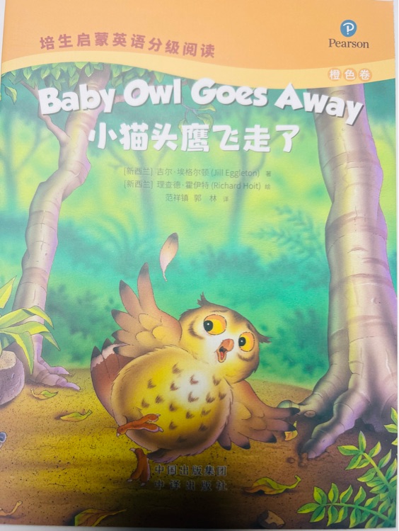 培生啟蒙英語分級閱讀 橙色卷- Baby Owl Goes Away