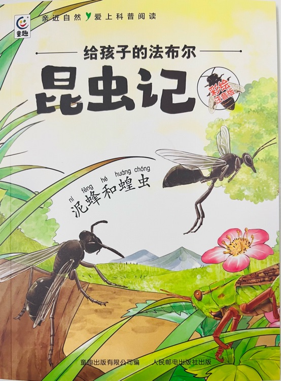 給孩子的法布爾昆蟲記: 泥蜂和蝗蟲