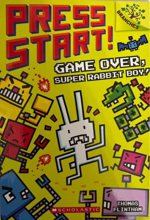 PRESS START! (GANE OVER, SUPER RABBIT BOY! )