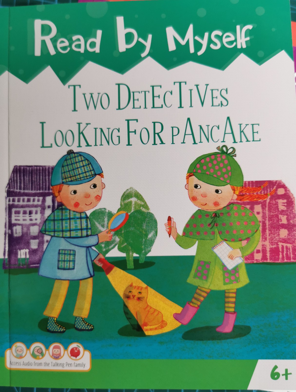 TWO DETECTIVES LOOKING FOR PANCAKE