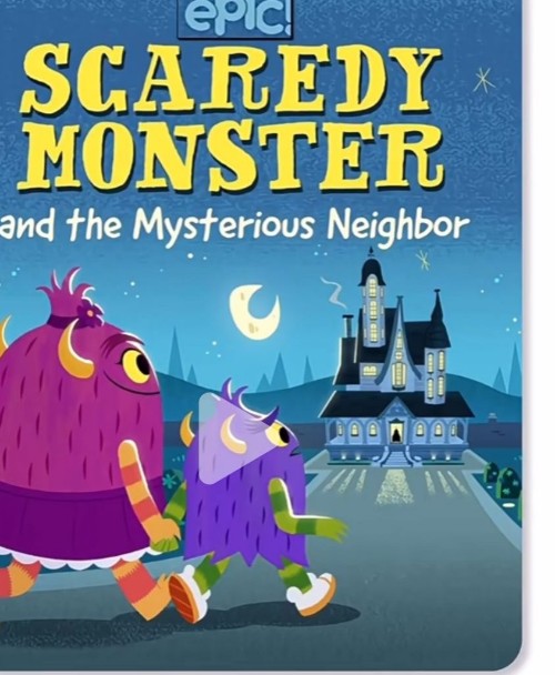 scaredy monster and the mysterious neighbour