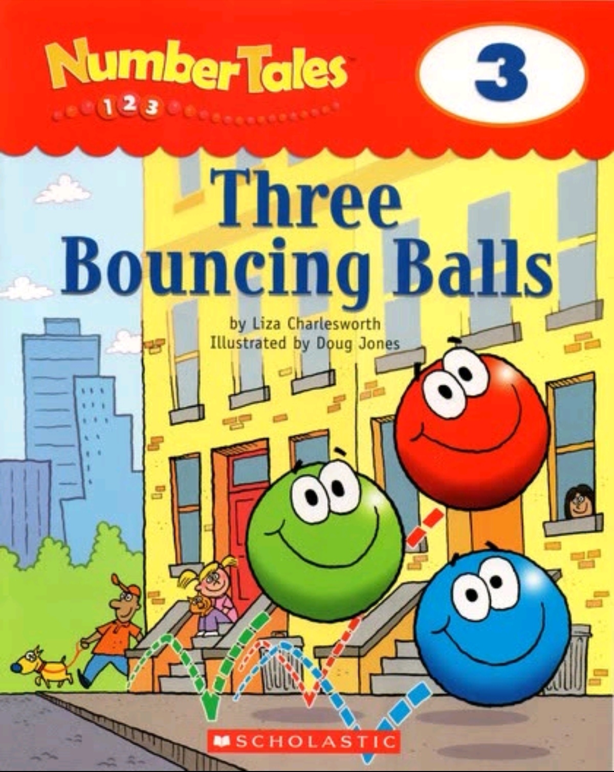 Three bouncing balls