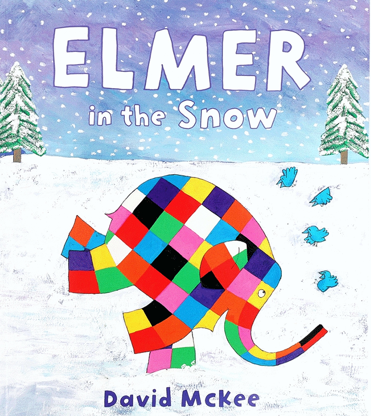 Elmer in the Snow