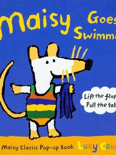 小鼠波波蓝盒: Maisy Goes Swimming(机关书)