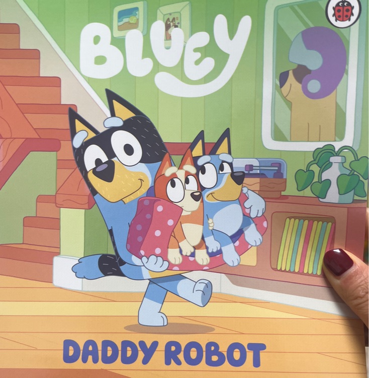 Bluey daddy robot