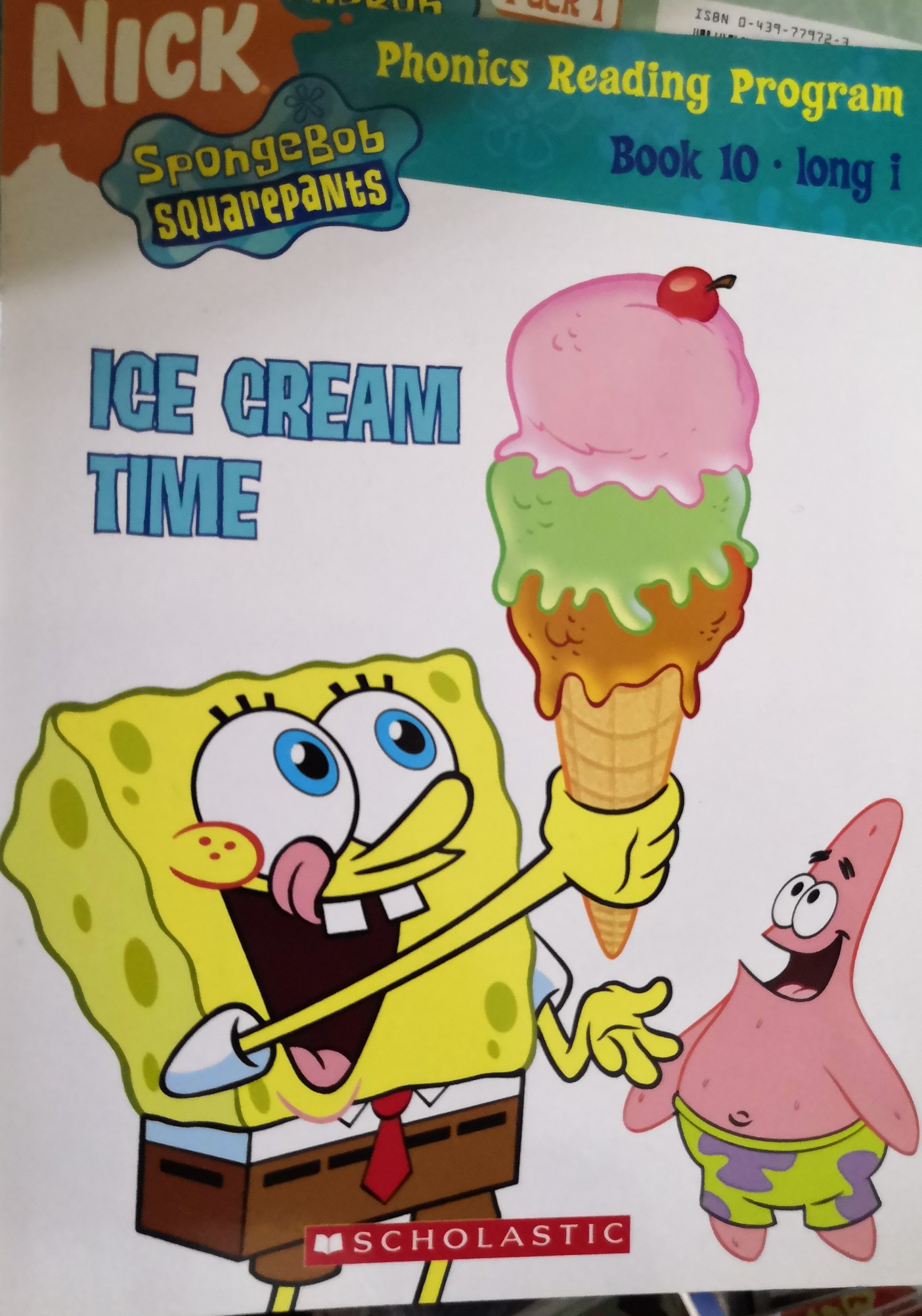 SpongeBob SquarePants: Phonics Reading Program, Book 10: Ice Cream Time