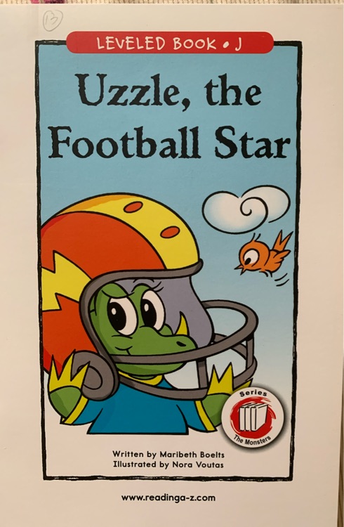 Uzzle, the Football Star (正版RAZ J)