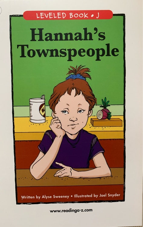 Hannah's Townspeople(正版RAZ J)