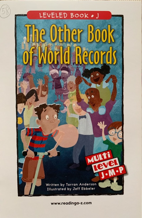 The Other Book of World Records (正版RAZ J)