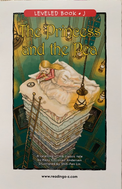 The Princess and the Pea (正版RAZ J)