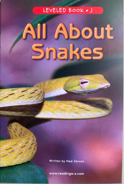 All About Snakes (正版RAZ J)