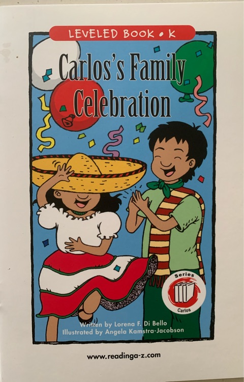Calos's Family Celebration (正版RAZ K)