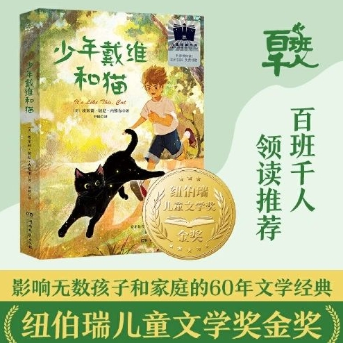 少年戴維和貓