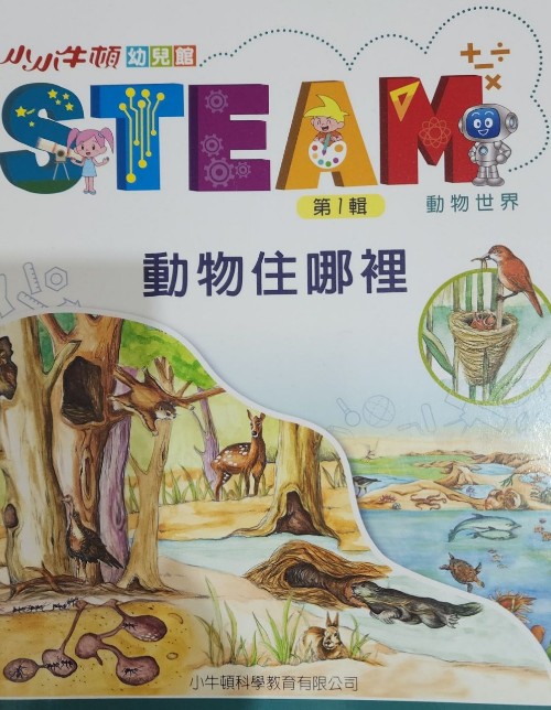 小小牛頓STEAM動物住哪裡