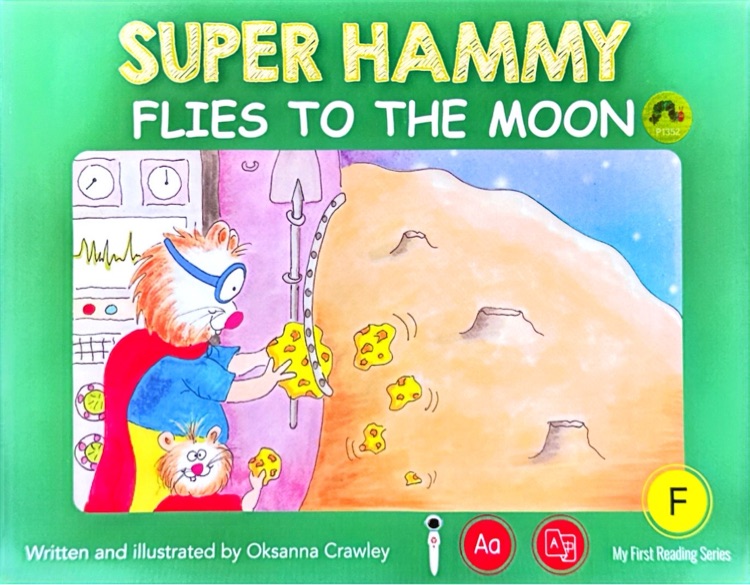 Super Hammy Flies to the Moon