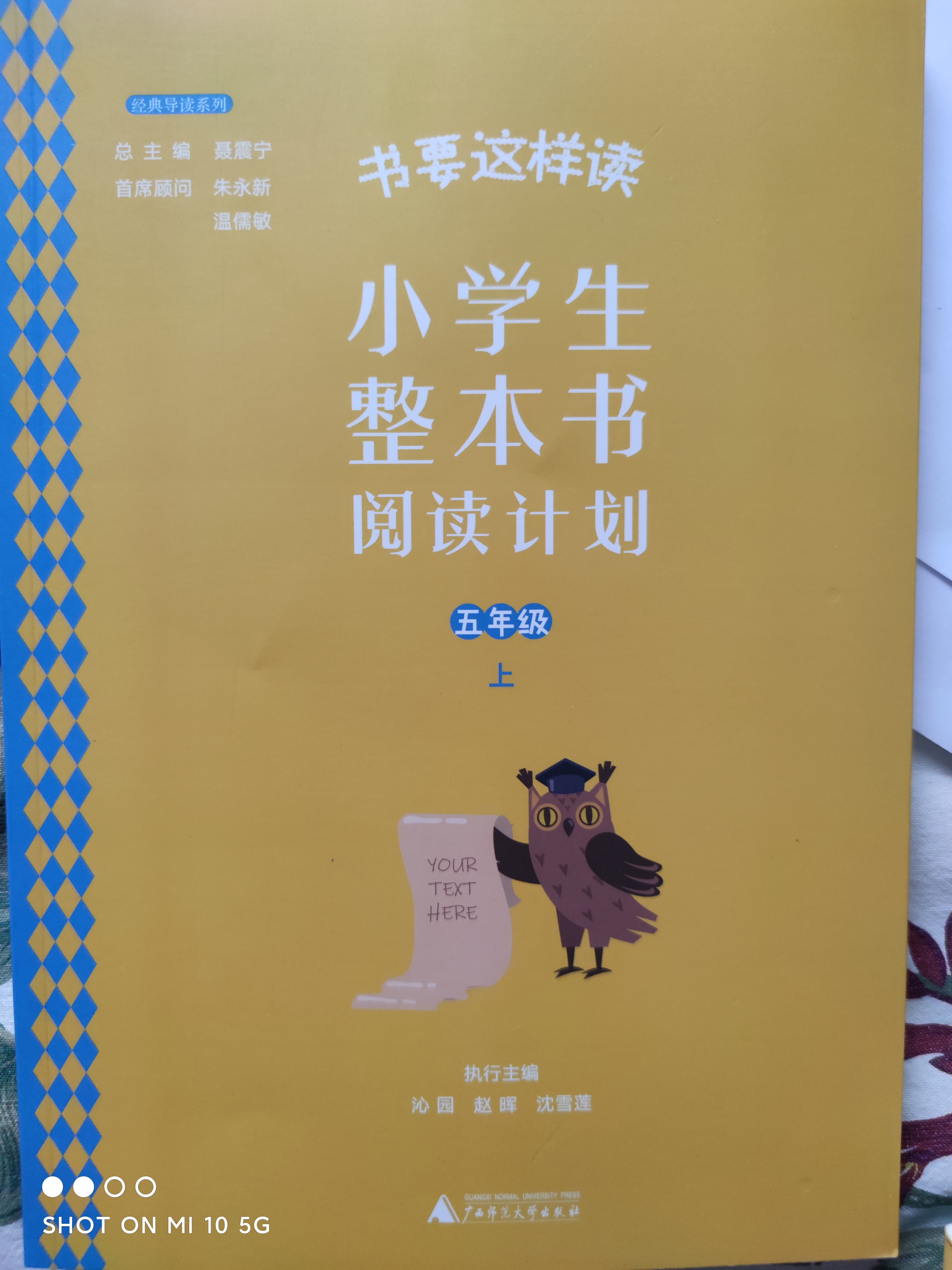 小學(xué)生整本書閱讀計(jì)劃五年級(jí)上