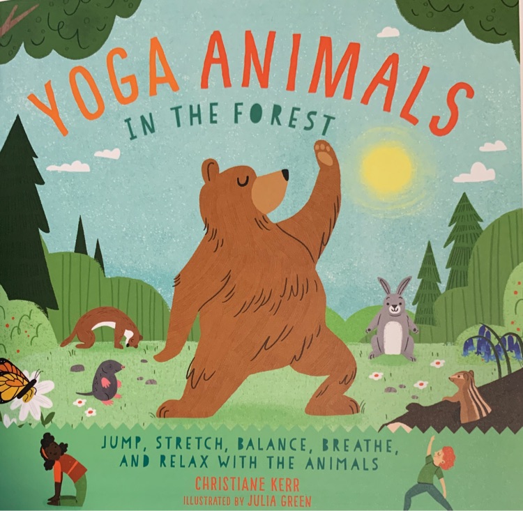 Yoga animals in the forest