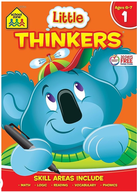 School zone Little thinkers 1 age 6-7