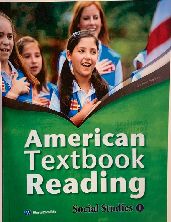 American textbook reading social studies 1