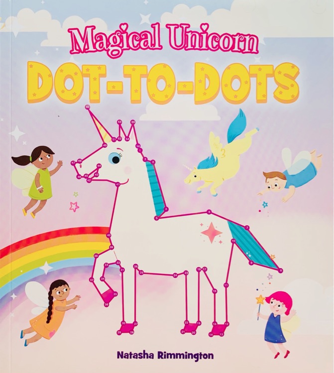 magical unicorn dot-to-dots