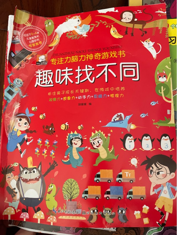 專注力神奇游戲書 趣味找不同 3-6歲幼兒智力開發(fā)書找茬書找相同 幼兒園觀察力一年級(jí)思維邏輯訓(xùn)練書的走迷宮