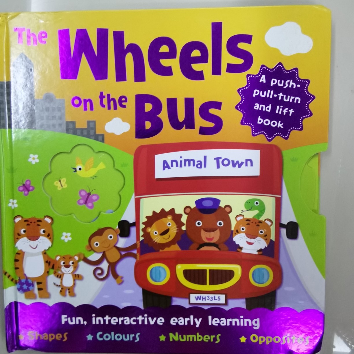 The wheels on the bus push pull