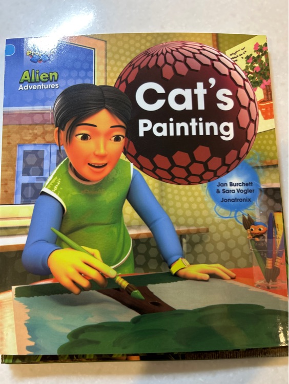 Cat's painting