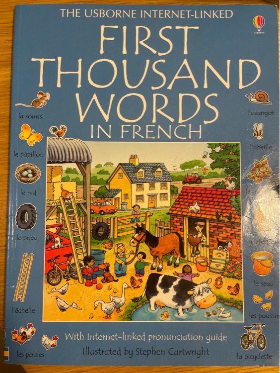 The First Thousand Words in French: with internet-linked pronunciation guide