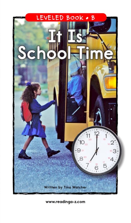 75.It Is School Time (RAZ B)