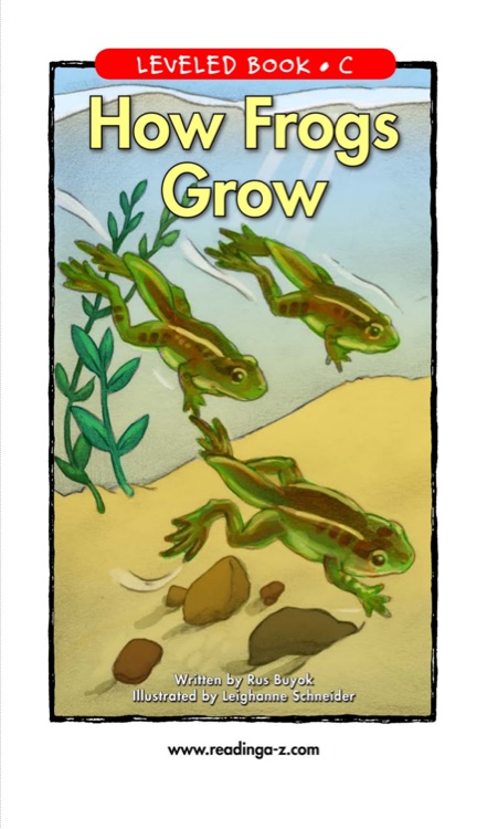 How Frogs Grow(RAZ C)