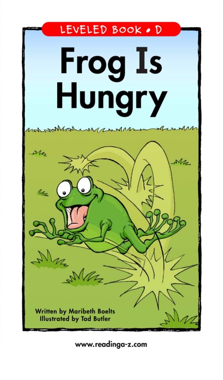 04 Frog Is Hungry (RAZ D)