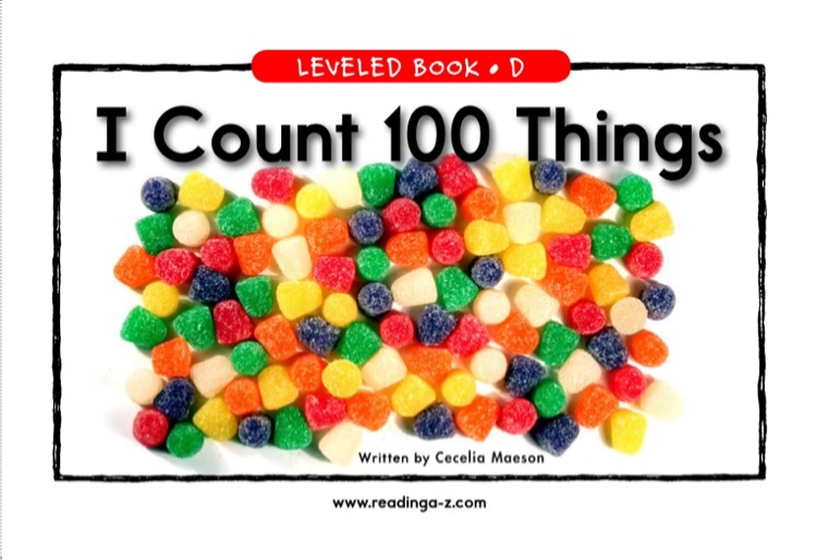 33 I Count 100 Things (RAZ D)