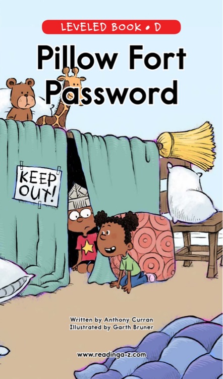 63 Pillow Fort Password (RAZ D)