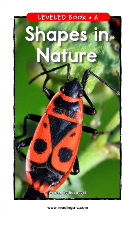 16 Shapes in Nature (RAZ A)