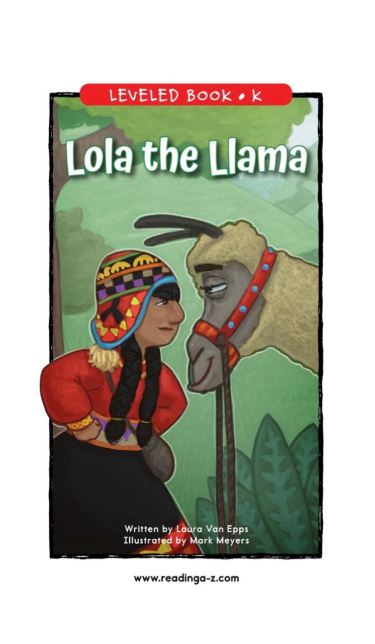 Lola the Llama(RAZ K)