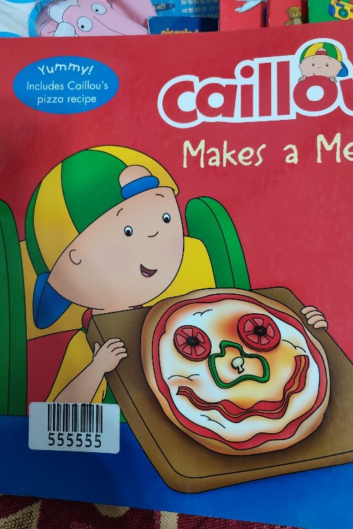 caillou make a meal