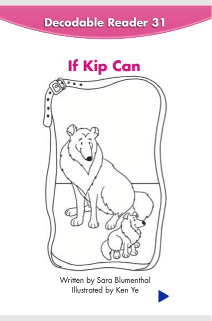 Scott Foresman Reading - GK - DECODABLE READER 31:If Kip Can