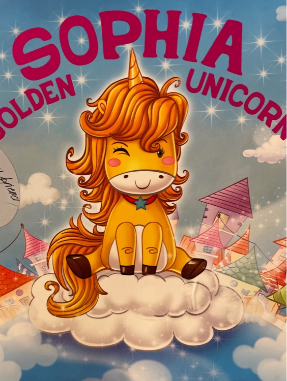 Sophia the Golden Unicorn