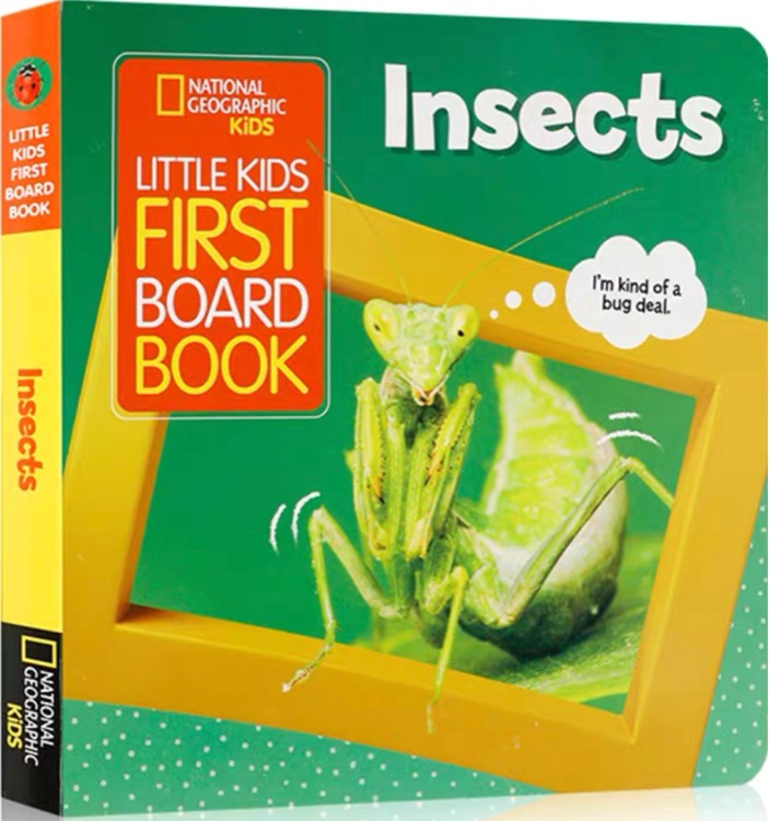 英文原版 美國國家地理 National Geographic Kids Little Kids First Board Book Insects 昆蟲 兒童啟蒙學(xué)習(xí)科普百科紙板書