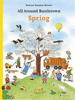 All Around Bustletown: Spring 大开本纸板绘本 英文原版童书书籍英文