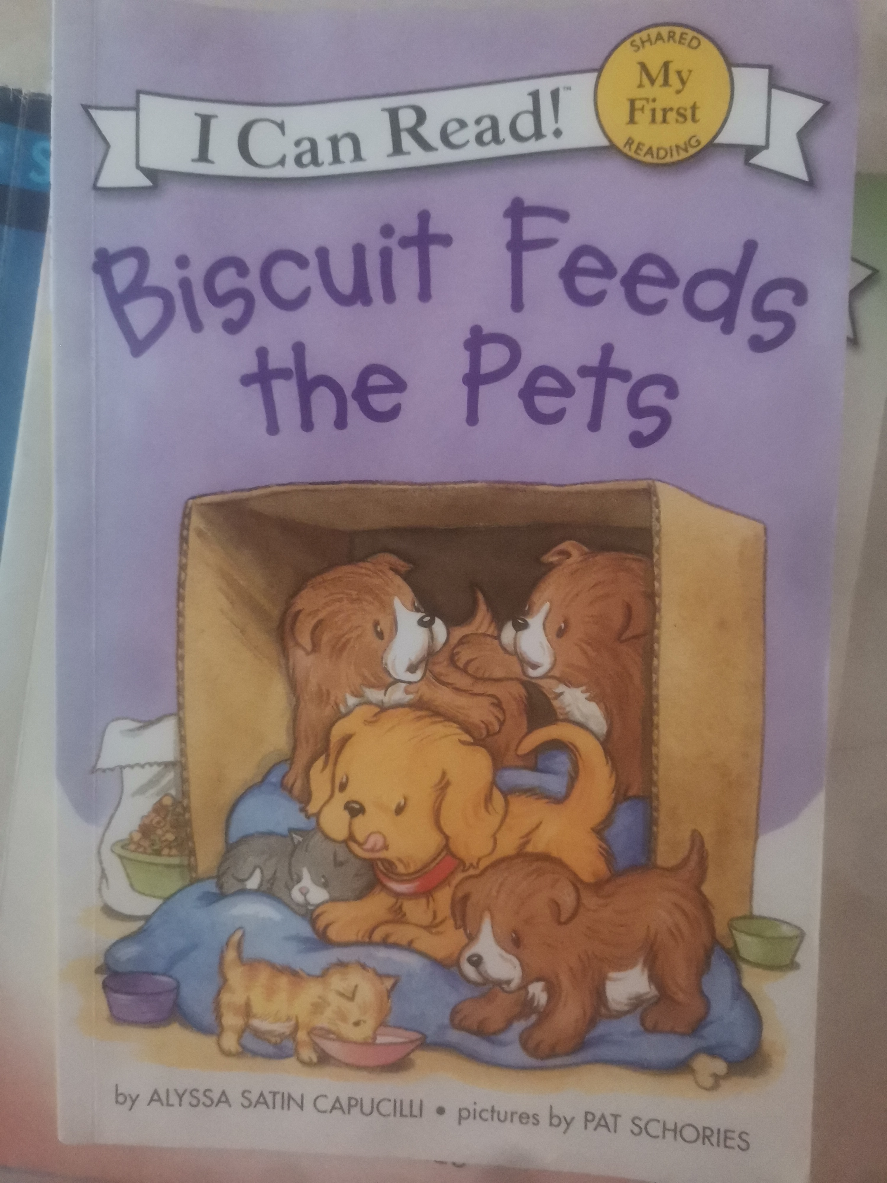 Biscuit feeds the pets