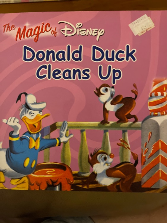 Donald Duck cleans up