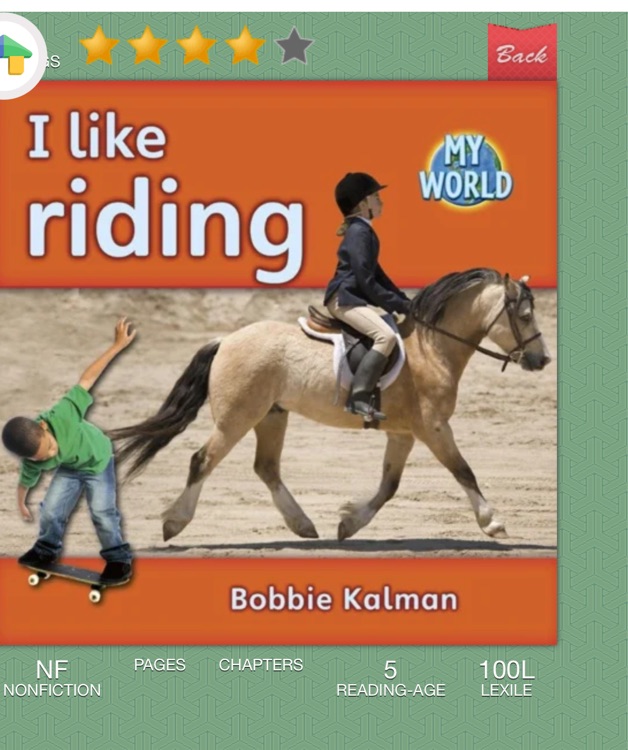 I like riding(My World)