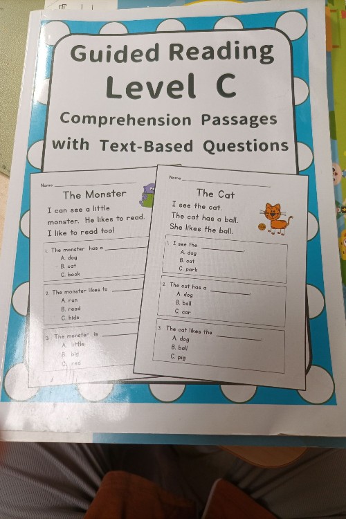 guided reading level C
