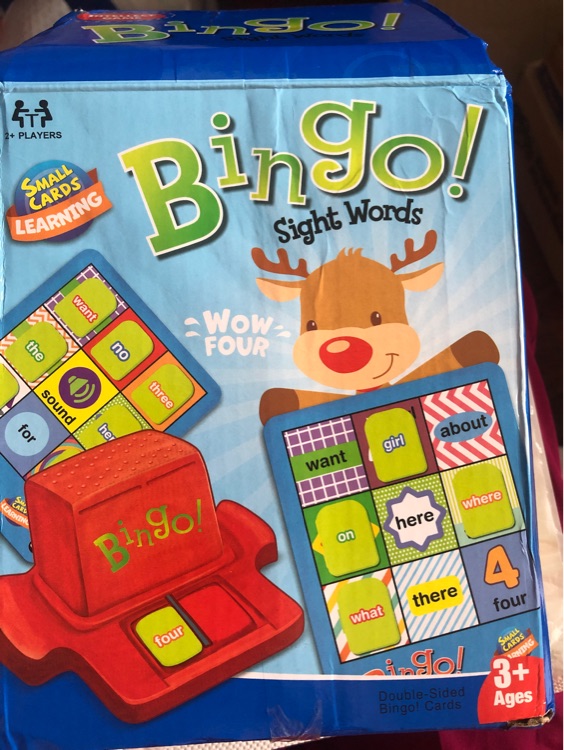bingo sight words