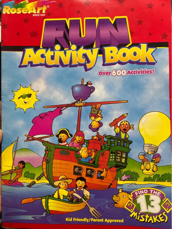 Fun activity book