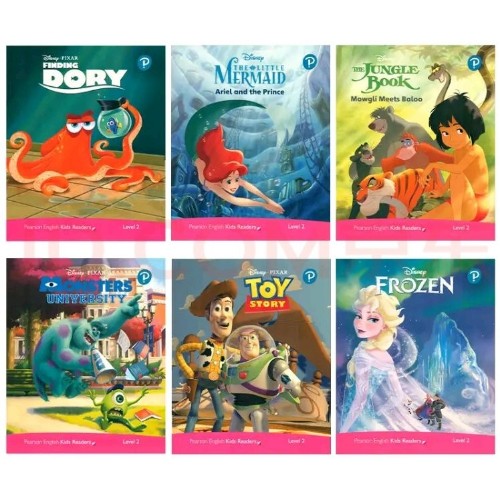 Disney Kids Readers Level 2(6冊)