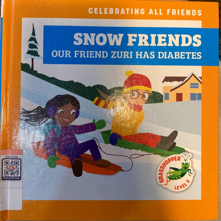 snow friends our friend zuri has diabetes