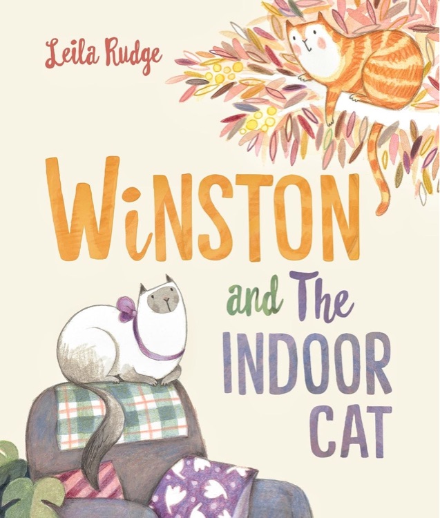 Winston and the indoor cat